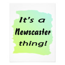 It's a newscaster thing! invitation