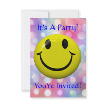 It's A Party! Fun, Colourful Invitation
