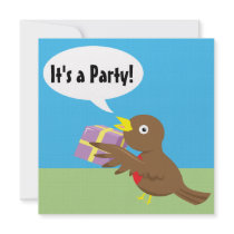 Its a party Robin invitation