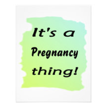 It's a pregnancy thing! invitations