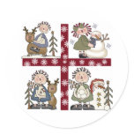 It's a Ragdoll Holiday Round Stickers