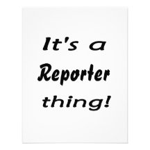 It's a reporter thing! custom invitations