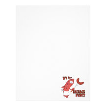 Its a Sausage Fest Funny Sausage Cooking Cartoon Customized Letterhead