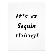 It's a sequin thing! personalized announcements
