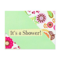 Its a Shower postcard