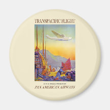 Its A Small World By Pan American Airways Refrigerator Magnets