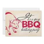 It's a spicy birthday party invitation