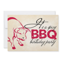 It's a spicy birthday party invitation