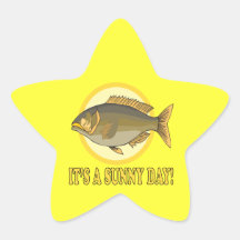 Its A Sunny Day Star Sticker