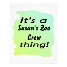 It's a Susan's Zoo Crew thing! Invitations