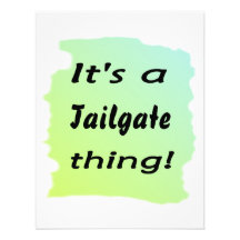 It's a tailgate thing! invitations
