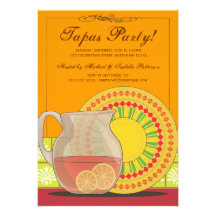 It's a Tapas Party! Happy Fiesta Invitation