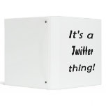 It's a twitter thing! vinyl binders