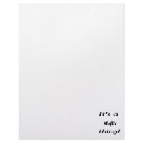 It's a waffle thing! custom letterhead
