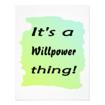 It's a willpower thing! personalized invite