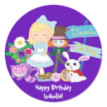It's a Wonderland Birthday Tea Party Sticker