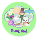 It's a Wonderland Birthday Tea Party Sticker