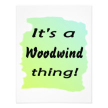 It's a woodwind thing! custom announcements