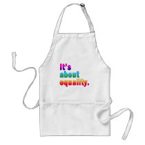 It's About Equality Gay Rights Products Apron