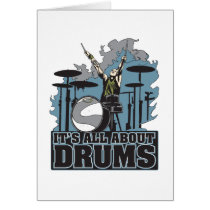 It's All About Drums Card