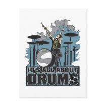 It's All About Drums Post Card
