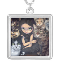 It's All About the Cats NECKLACE cat fairy