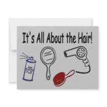 It's All About the Hair! Custom Announcements