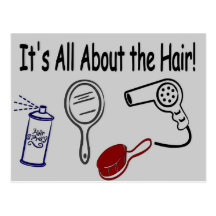 It's All About the Hair! Post Cards