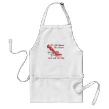 It's all about the shoes aprons