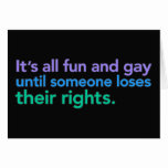 It's all fun and gay until... Cards cards