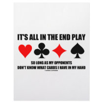 It's All In The End Play Cards In My Hand (Bridge)