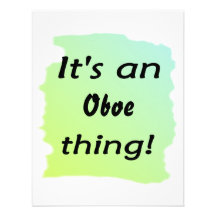 It's an oboe thing! announcements