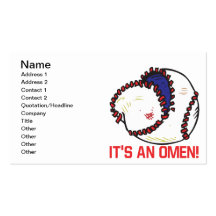 Its An Omen Business Card Template