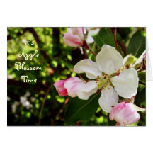 It's AppleBlossom Time Greeting Card