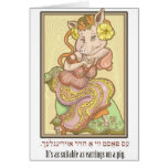 It's as suitable as earrings on a pig. cards
