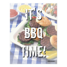 It's BBQ Time, Summer Barbecue Custom Invites