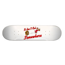 It's Beer O Clock Somewhere Skateboard Deck