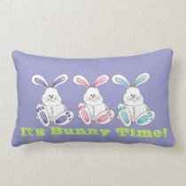 It's Bunny Time pillow pillows