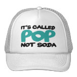 It's called pop not soda mesh hats