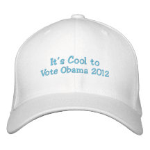 It's Cool to Vote Obama 2012 Embroidered Baseball Cap