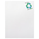 It's Easy Going Green Recycle Symbol 2 letterhead