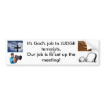 Its Gods job to judge terrorist bumper stickers