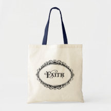It's good to have faith in something tote bags