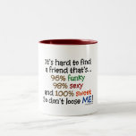 It's hard to find a friend coffee mugs