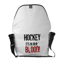 IT'S IN MY BLOOD! COURIER BAG