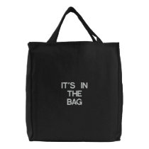 "IT'S IN THE BAG"  canvas tote