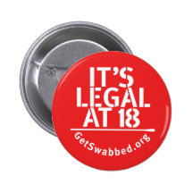 It's Legal at 18 Button