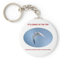 its-lonely-at-the-top-but-at-least-you-get-to-poop key chains