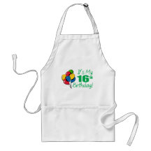 It's My 16th Birthday (Balloons) Aprons