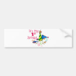 It's My 1st Birthday (Party Hats) Bumper Sticker
